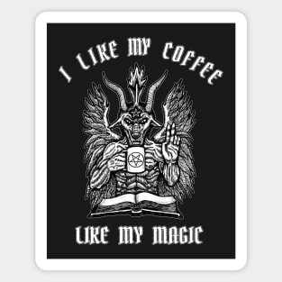 Baphomet Coffee 2 Magnet